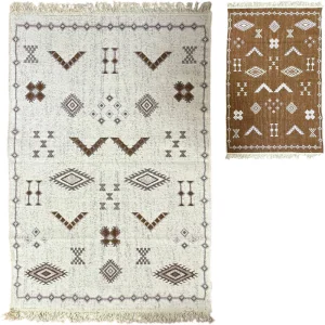 Коврик напольный хлопковый 80х150см KILIM GOLD бежевый 60634