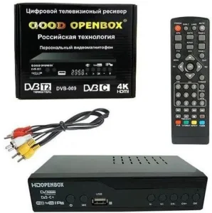 Ресивер цифровой DVB-T2 GOOD OPENBOX DVB-009 (Wi-Fi) + HD плеер ЦБ-00011229