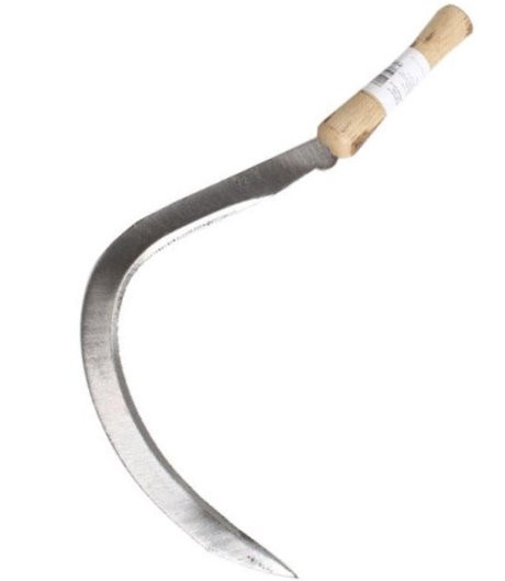 Серп садовый 350мм 14" с дерев.ручкой (710-385) 37306 1/60