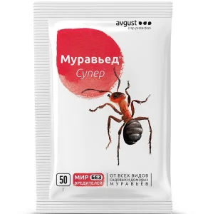 Средство от муравьев садовых Муравьед Супер 50гр 1/150