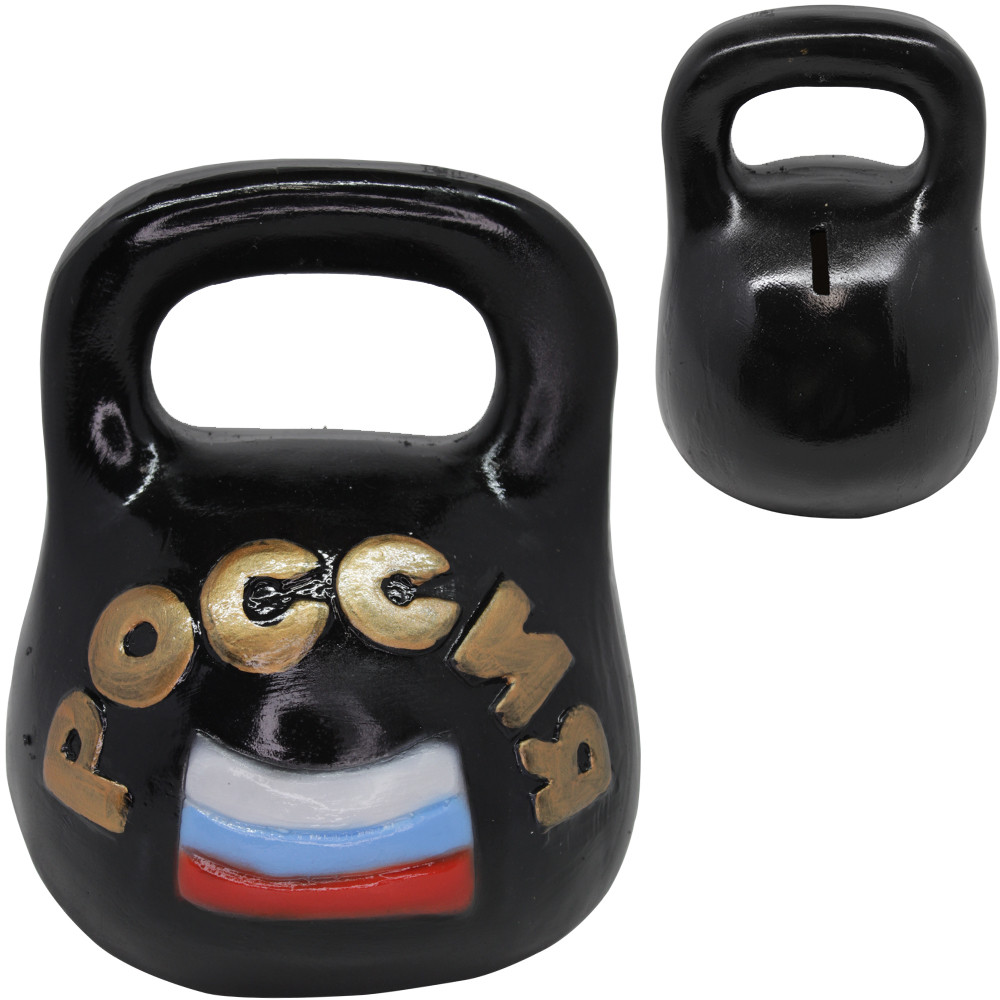Копилка Гиря №1/№2 малая 19см