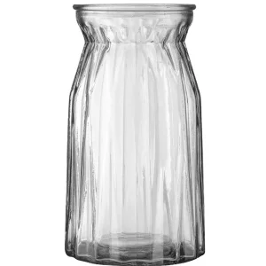 Ваза стекло 20*11см Romantica рельефная /110667/