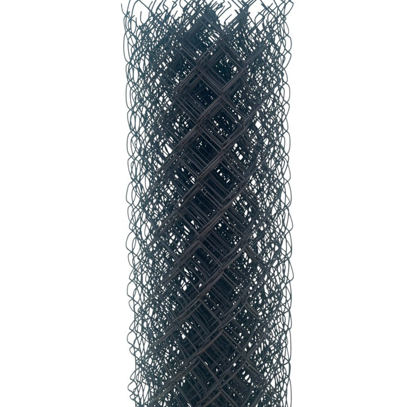 СЕТКА-рабица с ПНД покрытием (шоколад) 50*50мм 1,5*10м ф2,4мм (рулон)