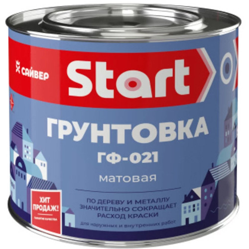 Грунт ГФ-021 серый 1,8кг Старт 1/6