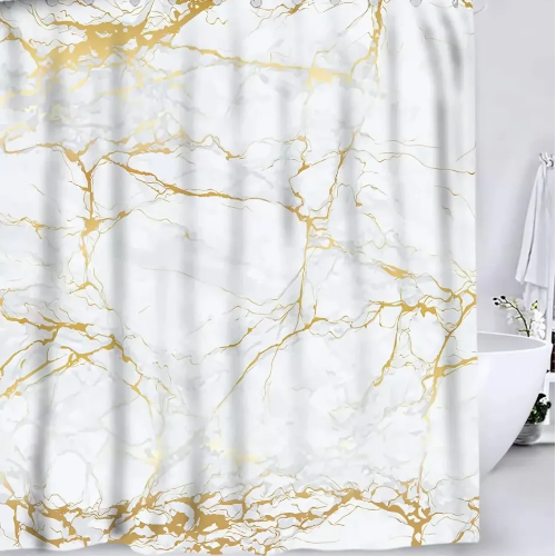 Штора для ванной 180*200см Marble ZALEL YT-Marble5 /УТ-00000516/