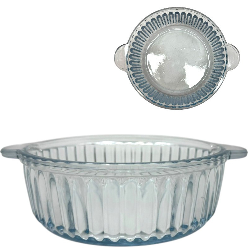 Блюдо стекло PARALLEL ф14см 600мл /1291/PL1291GCL/