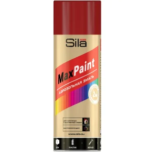 Эмаль аэрозольная универсальная Sila HOME Max Paint 520мл RAL3005 винно- красная SILP3005 1/12