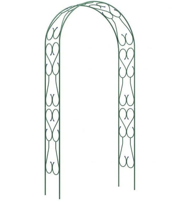 Арка садовая широкая УЗОРНАЯ (2,8х1,25х0,4м)