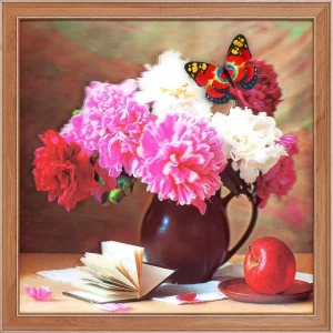 Картина 5D 40*40 Цветы 157 (653780, 657529)