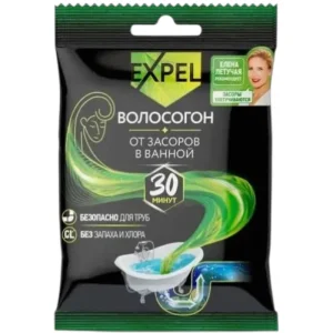 Средство для очистки труб Expel Волосогон 50г (987-017) 1/60