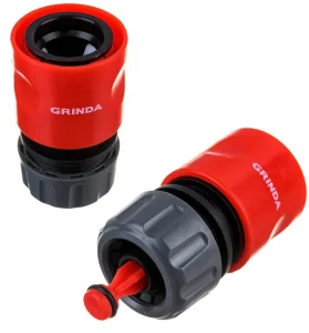 Соединитель (быстросъем) 1/2" с автостопом для шланга GRINDA GC-12A /8-426329_z01/