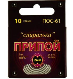 Припой ПОС-61 10гр Connector(n) /17770/ 1/10