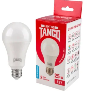 Лампа светодиодная Е27 25W холодный свет 6500К TANGO LED A70 (1016821)