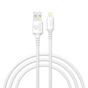 Кабель USB для зарядки iP 1,0м 2,4A BY Fusion белый (931-617)