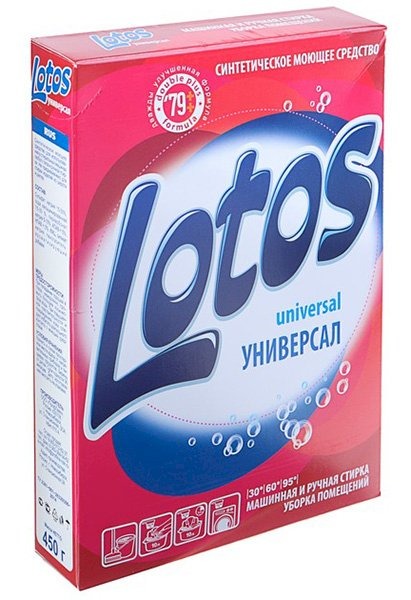 Порошок стиральный Лотос 450г
