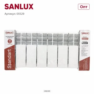 Радиатор АЛЮМ SANLUX Al 200/100 *12 сек (S200A) Беларусь