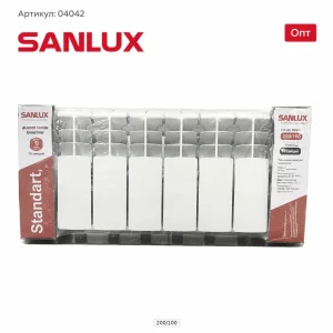 Радиатор АЛЮМ SANLUX Al 200/100 *10 сек (S200A) Беларусь