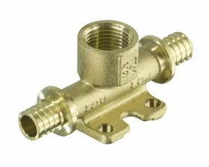 Тройник с креплением 16х1/2 (д/трубы толщ 2,2) (H-ZТ1602F)