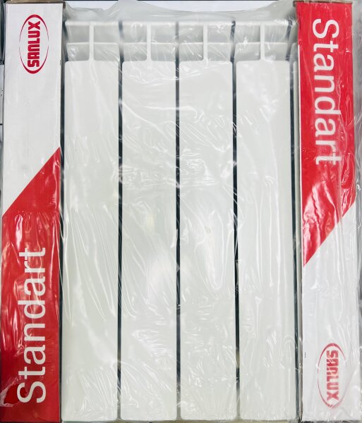 Радиатор БИМЕТАЛЛ SANLUX Standart Bi 500/100 *8 сек (S500В2) красный Беларусь