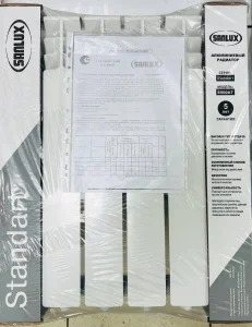 Радиатор АЛЮМ SANLUX Standart Al 500/80 *10 сек (S500A7) Беларусь