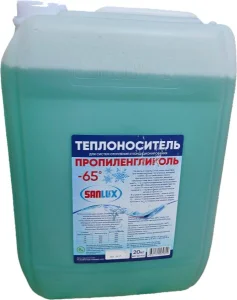 Теплоноситель SANLUX ECO 20 кг (пропиленгликоль) (-65*) Зеленый