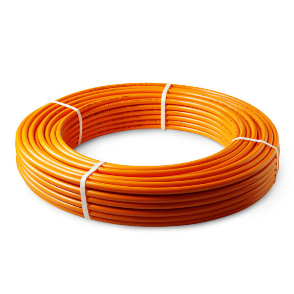 Труба PRO AQUA PE-RT с EVOH (пятислойная) 8 бар 16x2,0 (200м) (оранжевая)