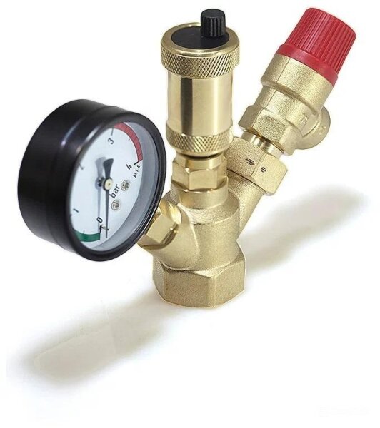 Группа безопасности 1" латунь МИНИ SG2804-1.5 SANLUX
