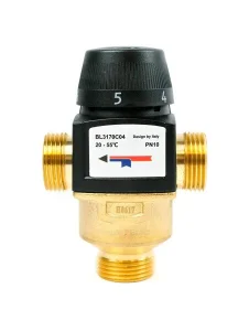 Термостатический смесительный клапан 1" (20-55*С) BL3170C04 ТИМ