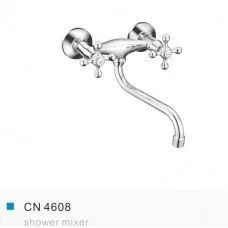 Смес. настенный 1/2 кер крест CN4608